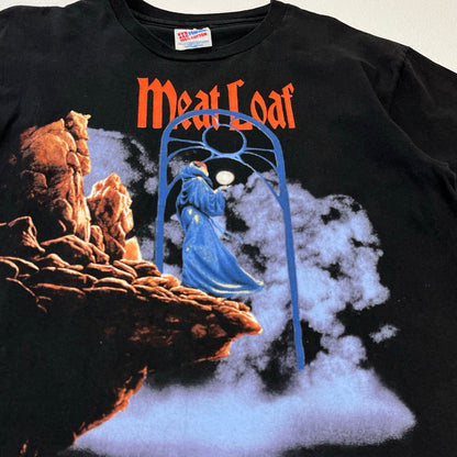 90s Meat Loaf Hysteria T-Shirt hard rock Made in USA Hanes  / Ｔシャツ ハードロック　USA製　ヘインズ