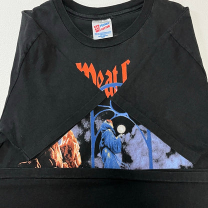90s Meat Loaf Hysteria T-Shirt hard rock Made in USA Hanes  / Ｔシャツ ハードロック　USA製　ヘインズ