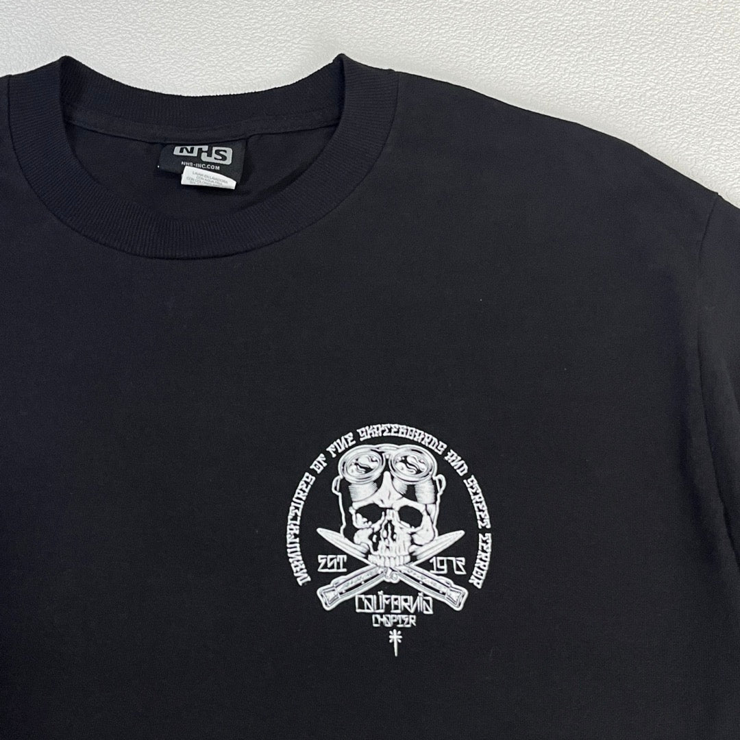 90s-00s Santa Cruz T-Shirt　NHS skull skate / Tシャツ　メキシコ製　ドクロ スカル スケート