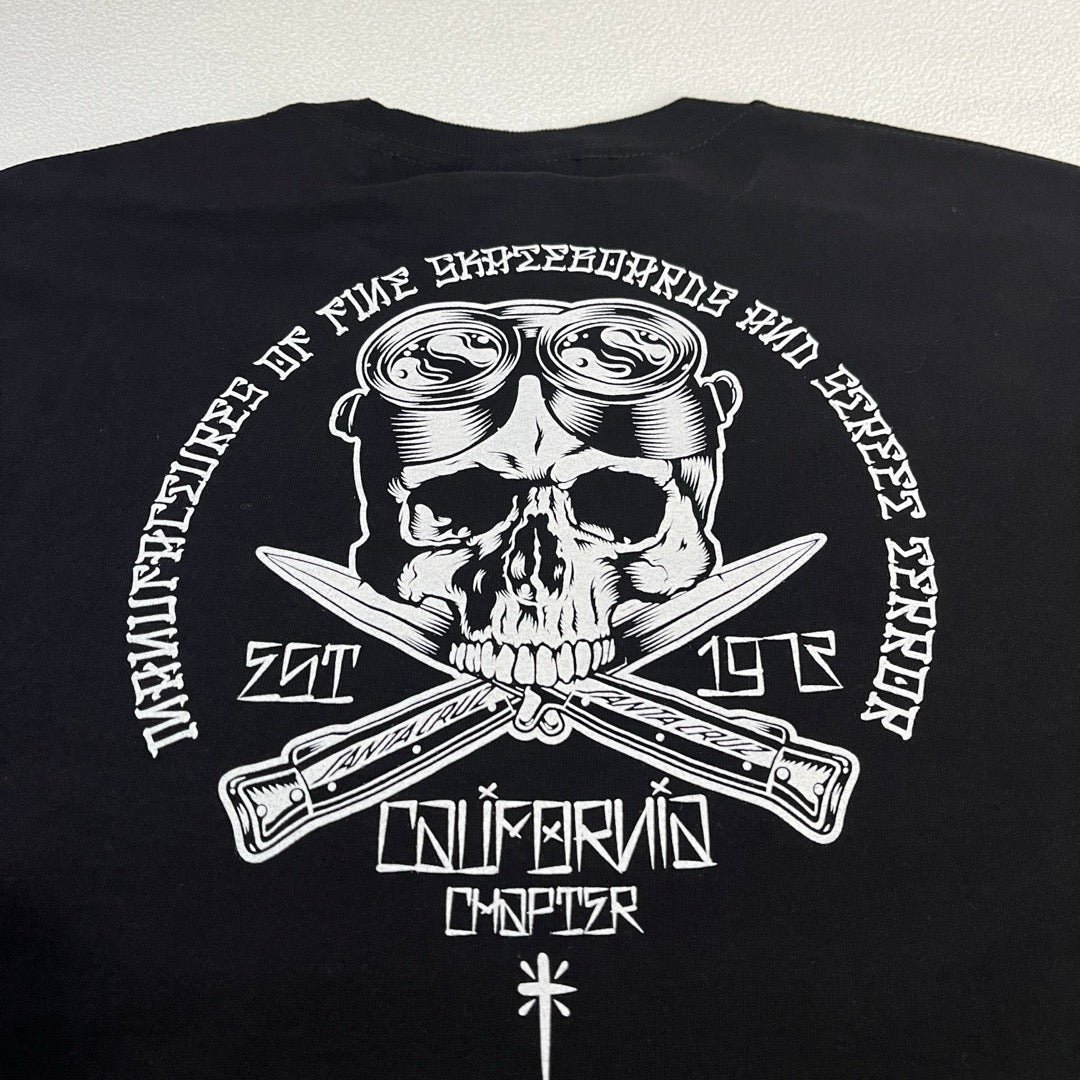 90s-00s Santa Cruz T-Shirt　NHS skull skate / Tシャツ　メキシコ製　ドクロ スカル スケート