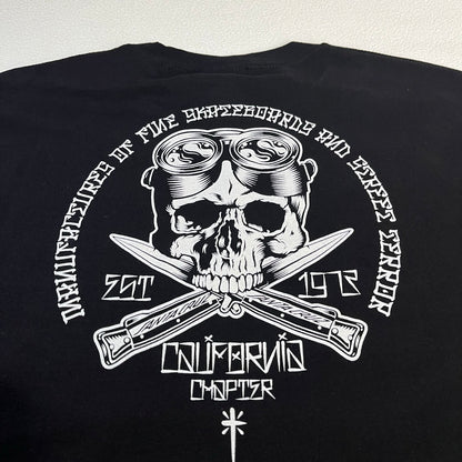 90s-00s Santa Cruz T-Shirt　NHS skull skate / Tシャツ　メキシコ製　ドクロ スカル スケート