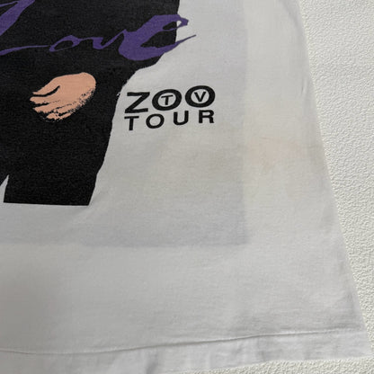 U2 ZOO Tour T-Shirt Made in USA (Hanes) /90s U2 ズーツアー　ビンテージ　シングルステッチ　