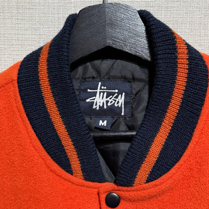 90s Stussy BIG4 Varsity Jacket Made in USA / スタジャン　ビッグ４　アメリカ製