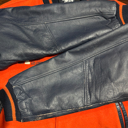 90s Stussy BIG4 Varsity Jacket Made in USA / スタジャン　ビッグ４　アメリカ製