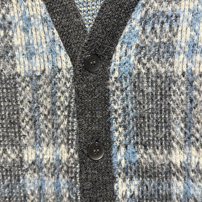 60s Rob Scot Mohair Cardigan Check pattern / モヘアカーディガン