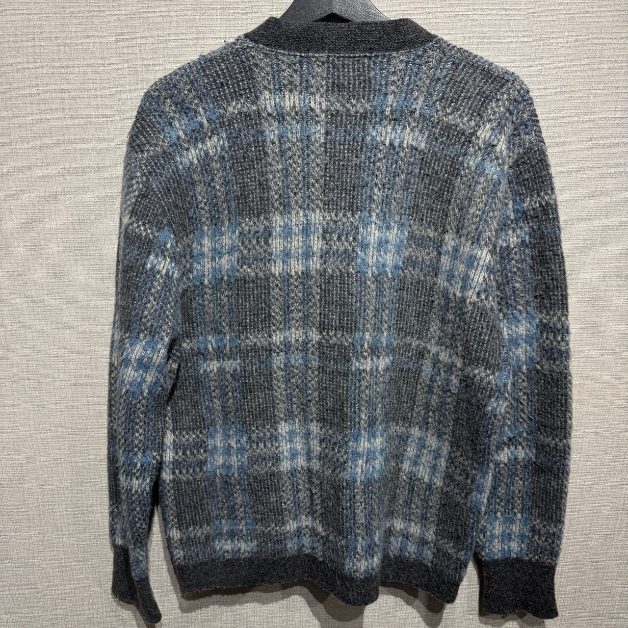 60s Rob Scot Mohair Cardigan Check pattern / モヘアカーディガン
