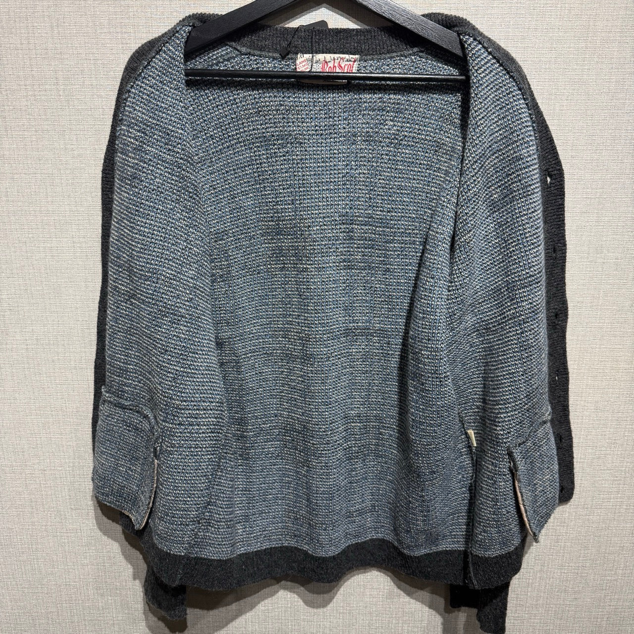 60s Rob Scot Mohair Cardigan Check pattern / モヘアカーディガン