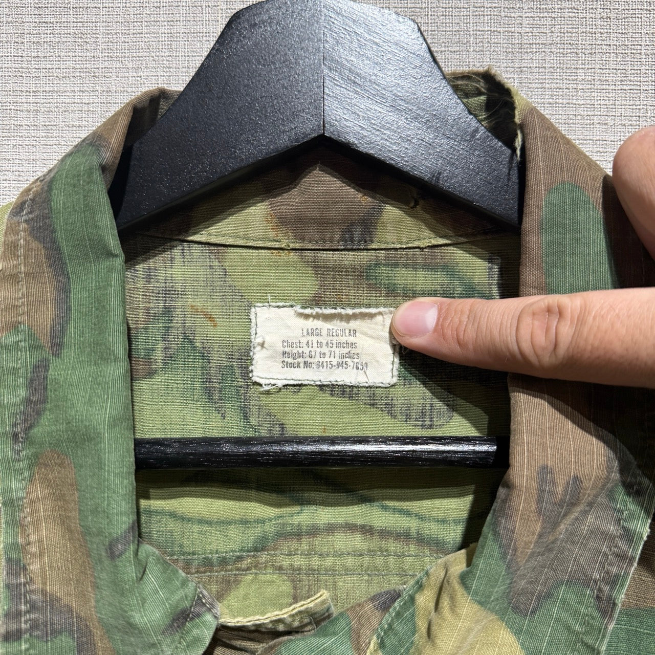 60's U.S.ARMY Jungle Fatigue　4th / 迷彩 グリーンリーフ ジャングルファティーグジャケット