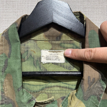60's U.S.ARMY Jungle Fatigue　4th / 迷彩 グリーンリーフ ジャングルファティーグジャケット