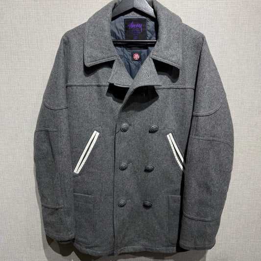Stussy Deluxe Zip up Wool P Coat / ステューシー　ウールPコート