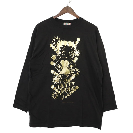 Betty Boop Long Sleeve Shirt Made in USA  / ベティブープ　ロンT　アメリカ製