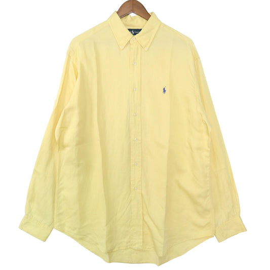 RALPH LAUREN Shirts Silk Linen / ラルフローレン　シャツ　シルクリネン