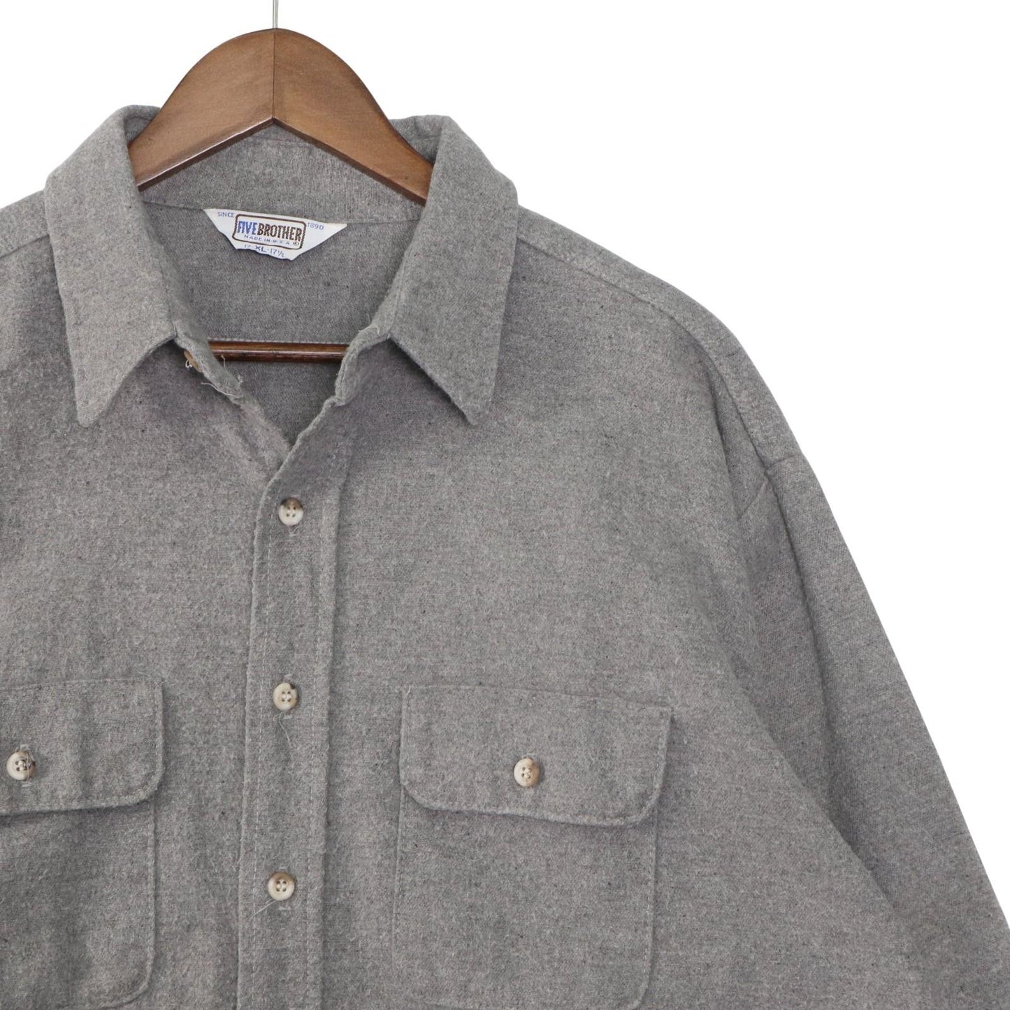 70s-80s FIVE BROTHER Shits Made in USA / ファイブブラザー　シャツ　アメリカ製