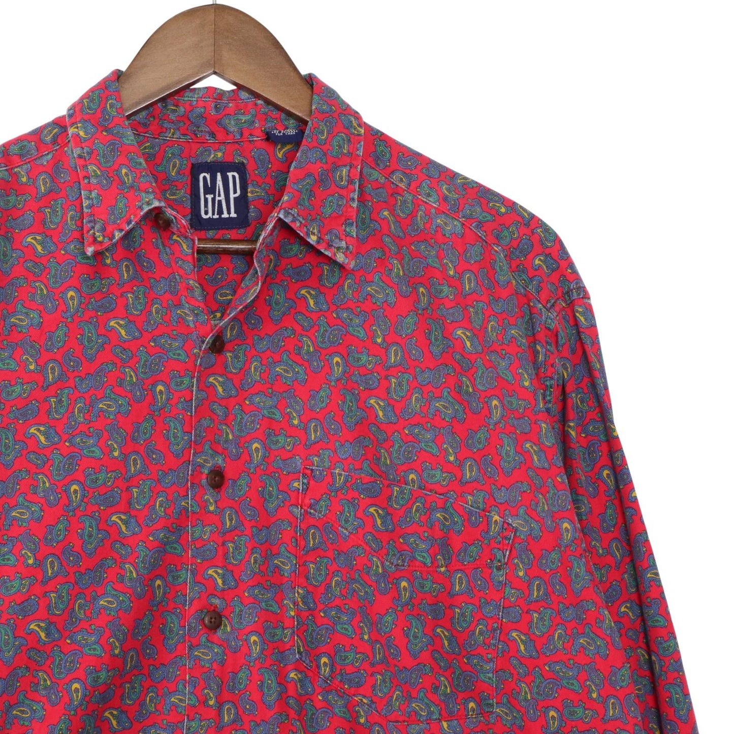 90s GAP Paisley pattern Shirt / ギャップ　ペイズリー柄シャツ