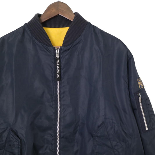 POLO JEANS Reversible MA1 Bomber Jacket M /　ポロジーンズ リバーシブルボンバージャケット　香港製