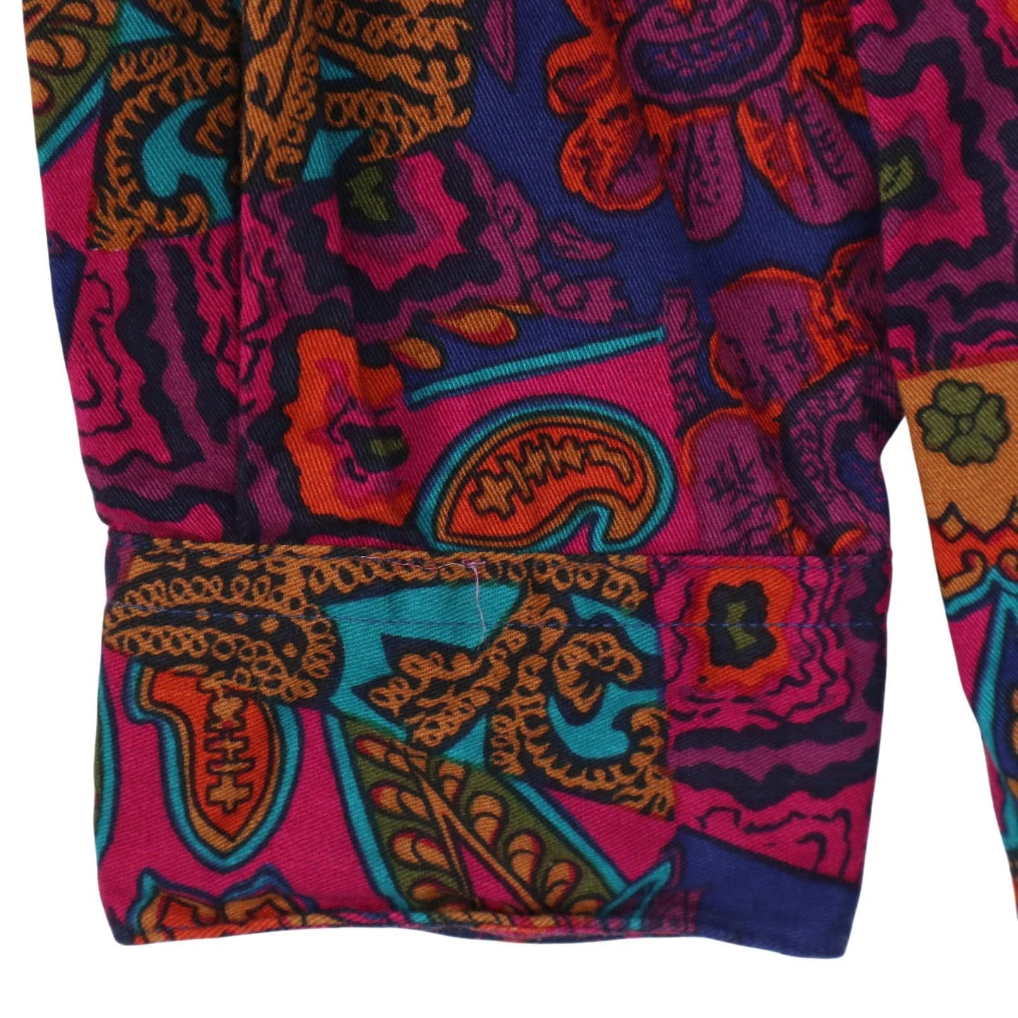 80s CHAPS RALPH LAUREN Psychedelic pattern Shirt / チャップス　サイケデリック柄シャツ