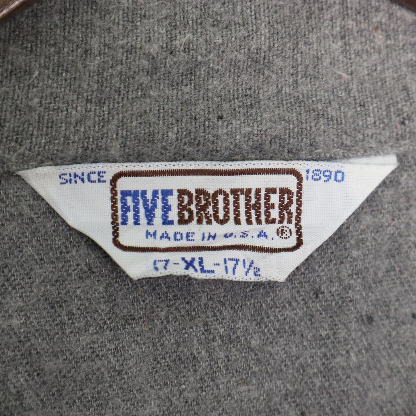 70s-80s FIVE BROTHER Shits Made in USA / ファイブブラザー　シャツ　アメリカ製