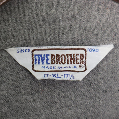 70s-80s FIVE BROTHER Shits Made in USA / ファイブブラザー　シャツ　アメリカ製