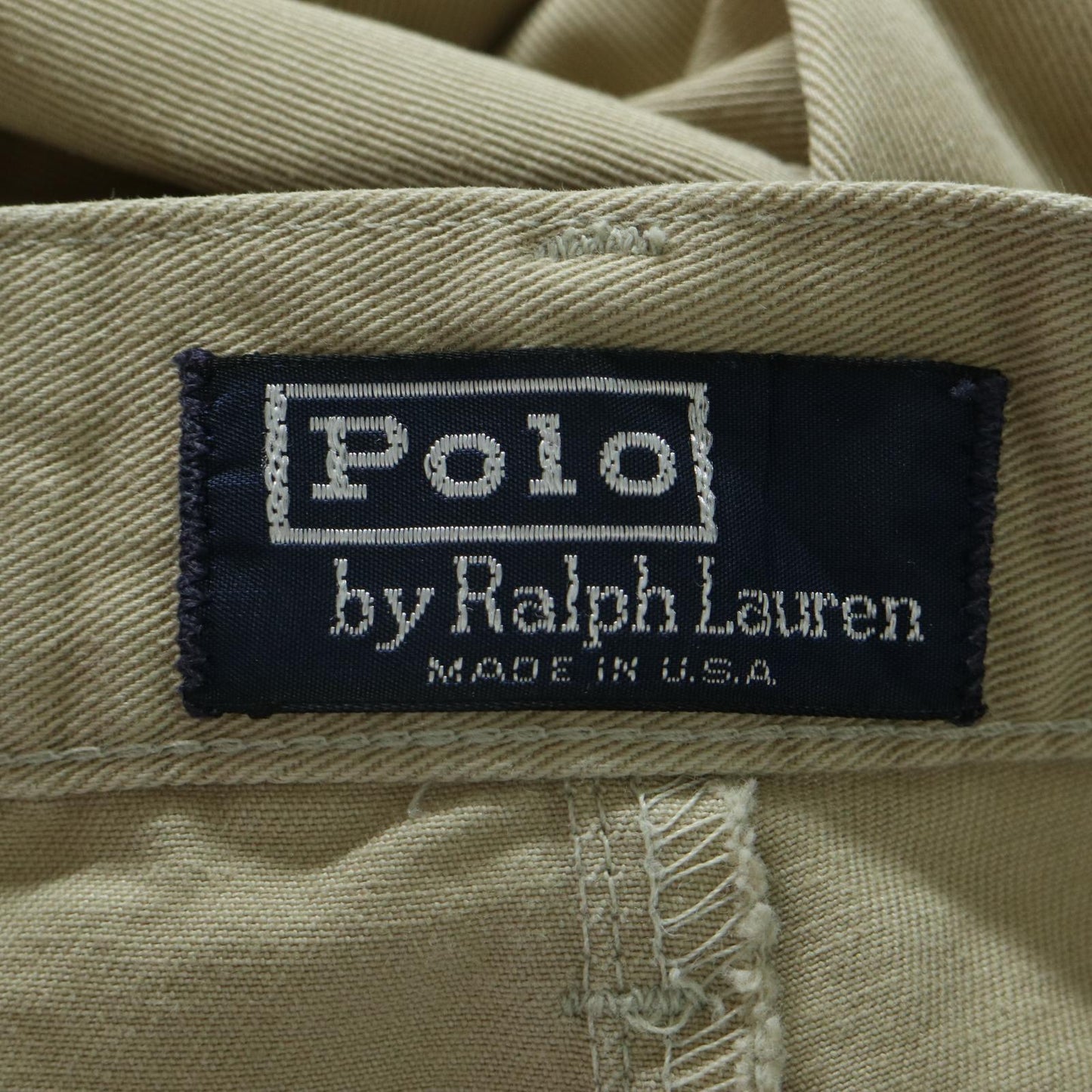 POLO RALPH LAUREN Chino Pants  Made in USA Beige 35inch / ポロ　ラルフローレン　チノパン　ポロチノ　ベージュ　35インチ