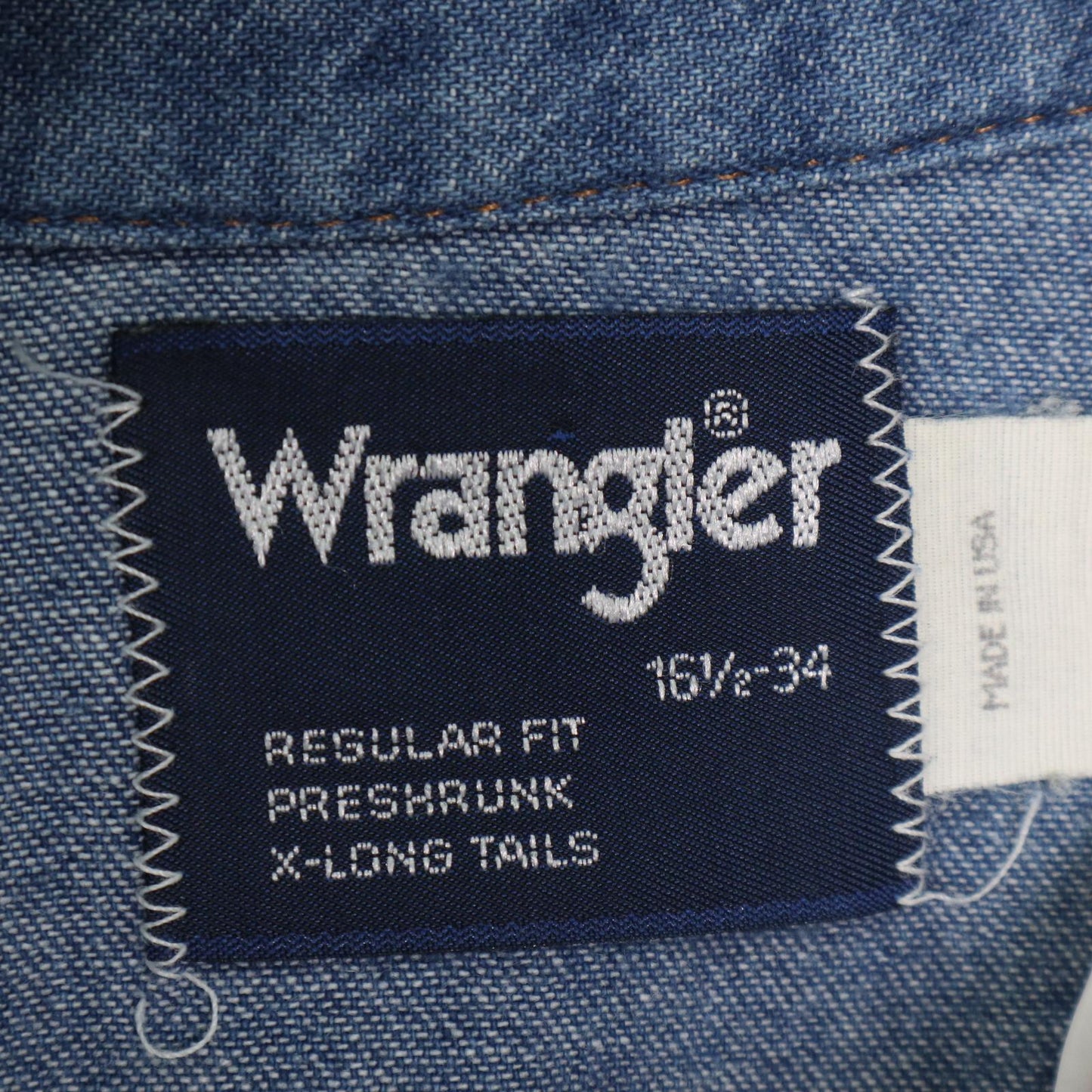 70s-80s Wrangler Denim Shirts Made in USA / ラングラー　デニムシャツ　アメリカ製