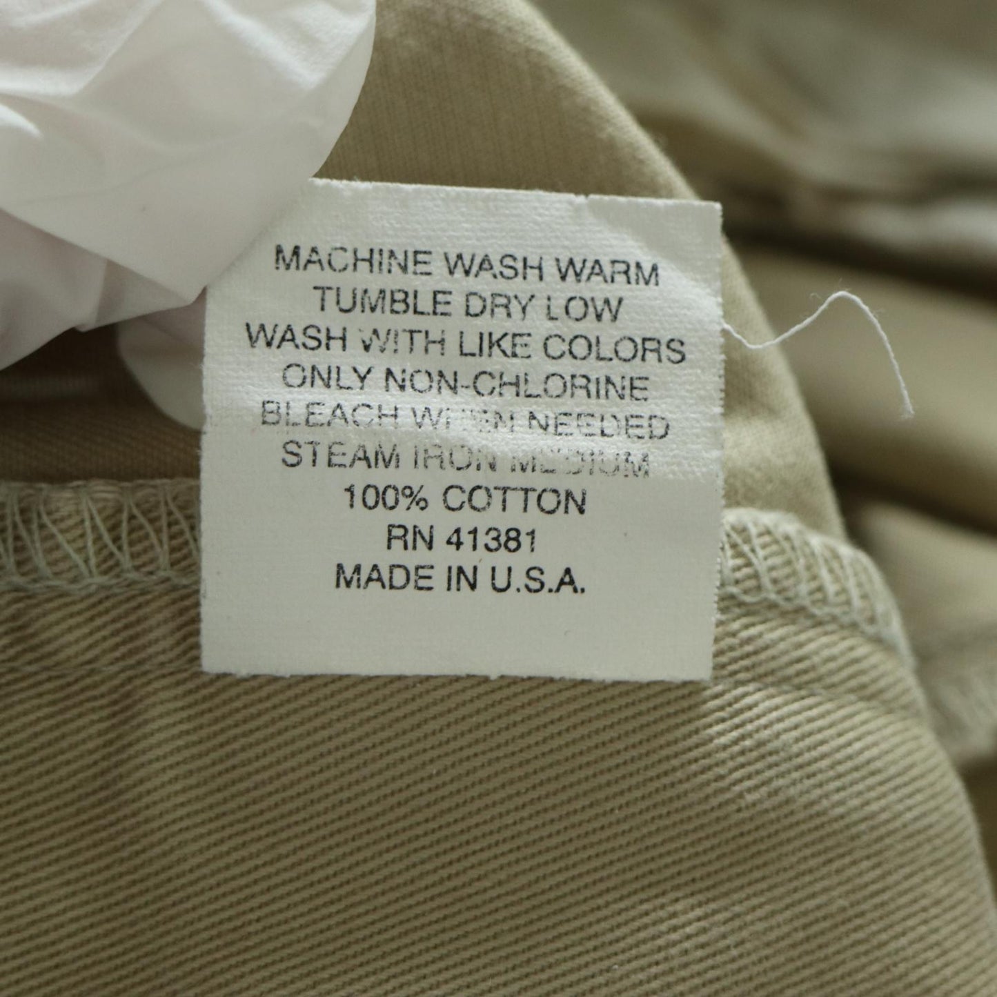 POLO RALPH LAUREN Chino Pants  Made in USA Beige 35inch / ポロ　ラルフローレン　チノパン　ポロチノ　ベージュ　35インチ
